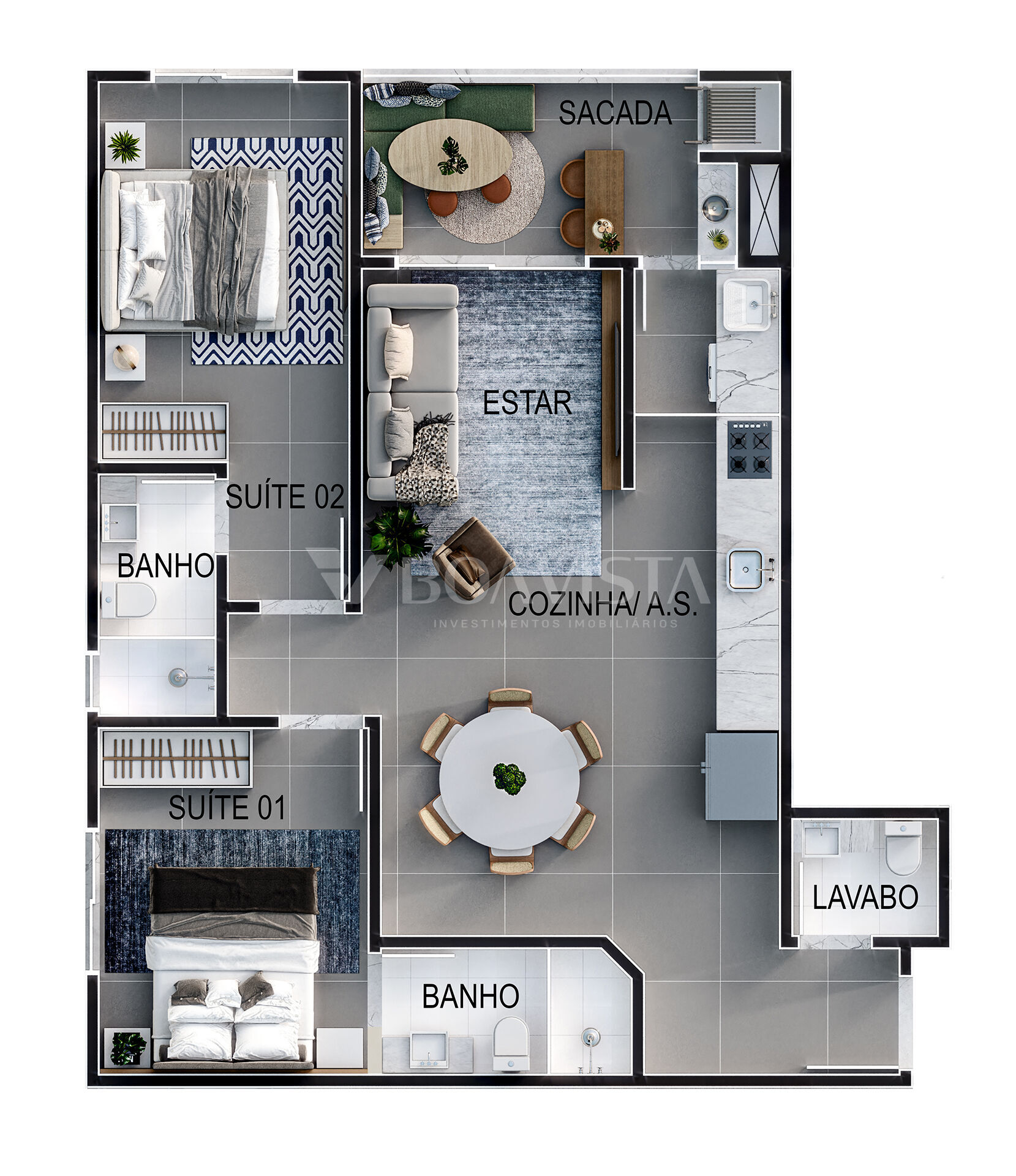 Apartamento Padrão — Centro 3
